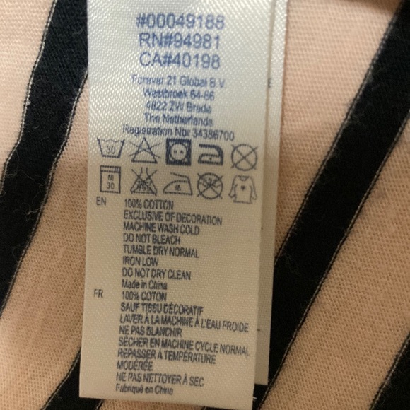 Forever 21 (I Love H81) Collared Striped Dress Medium - Picture 11 of 11